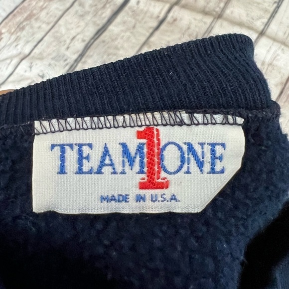 Vintage 1980s Cleveland Indians MLB Baseball Stitched 80s Crewneck Sweatshirt - Picture 4 of 5